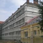 Fasáda, škola Kys.N.Mesto